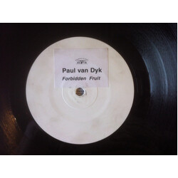 Paul van Dyk Forbidden Fruit USED VINYL 12INCH 33 S RPM WHITE LABEL