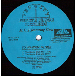M.C.J. / Sima To Yourself Be Free USED VINYL 12INCH 33 S RPM