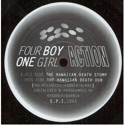 Four Boy One Girl Action The Hawaiian Death Stomp USED VINYL 12INCH 33 S RPM