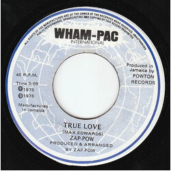 Zap Pow True Love USED VINYL 7INCH 45 RPM SINGLE