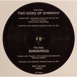 Greg Wilson / The P.T.A. / Barna Soundmachine Two Sides Of Sympathy / Barnamega USED VINYL 12INCH EP