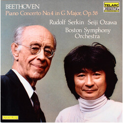 Ludwig van Beethoven / Rudolf Serkin / Seiji Ozawa / Boston Symphony Orchestra Piano Concerto No. 4 In G Major, Op. 58 Vinyl LP USED