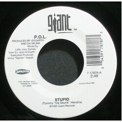 P.O.L. Stupid USED VINYL 7INCH 45 RPM SINGLE