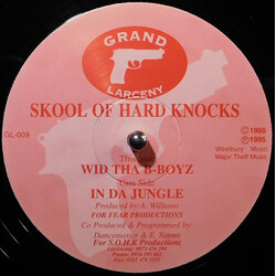 Skool Of Hard Knocks In Da Jungle / Wid Da B-Boyz USED VINYL 12INCH 33 S RPM