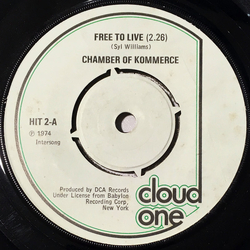 Chamber Of Commerce Free To Live Vinyl 7" USED