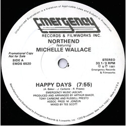 North End / Michelle Wallace Happy Days / Tee's Happy USED VINYL 12INCH 33 S RPM PROMO