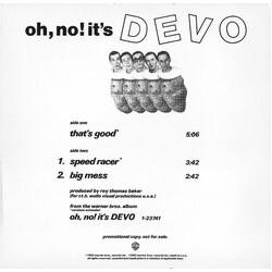 Devo That's Good USED VINYL 12INCH 45 RPM PROMO