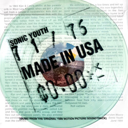 Sonic Youth Made In USA Vinyl LP USED
