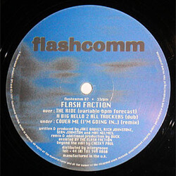 The Flash Faction The Ride USED VINYL 12INCH 33 S RPM