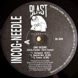 Incog-Needle One Desire USED VINYL 12INCH 33 S RPM