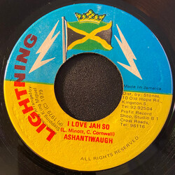 Ashanti Waugh I Love Jah So USED VINYL 7INCH 45 RPM SINGLE