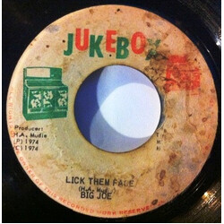 Big Joe Lick Them Face USED VINYL 7INCH 45 RPM