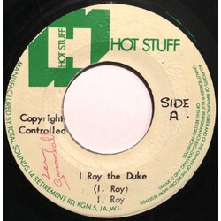 I-Roy / Tommy McCook I Roy The Duke USED VINYL 7INCH 45 RPM