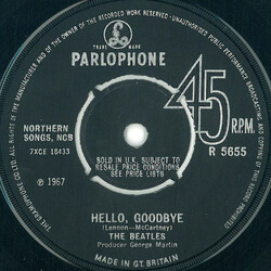 The Beatles Hello, Goodbye USED VINYL 7INCH 45 RPM SINGLE