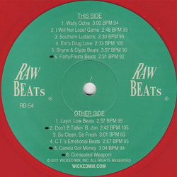 Raw Beats Raw Beats #54 Vinyl 12" USED