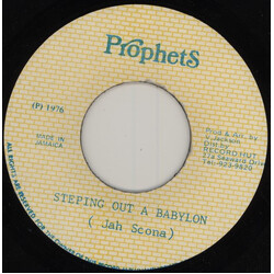Jah Scona Steping Out A Babylon USED VINYL 7INCH 45 RPM