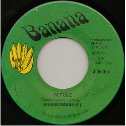 Sharon Emanuel Refuge USED VINYL 7INCH SINGLE 45 RPM