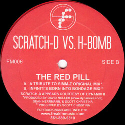 Scratch D vs. H Bomb The Red Pill USED VINYL 12INCH