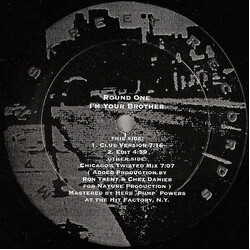 Round One I'm Your Brother USED VINYL 12INCH 33 S RPM