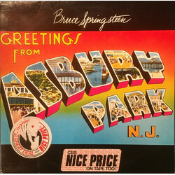 Bruce Springsteen Greetings From Asbury Park, N.J. Vinyl LP USED