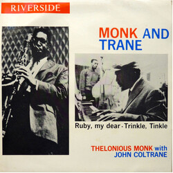 Thelonious Monk / John Coltrane Ruby, My Dear - Monk And Trane USED VINYL 7INCH 45 RPM EP MONO
