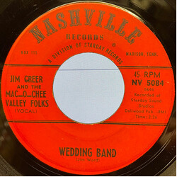 Jim Greer And The Mac-O-Chee Valley Folks Wedding Band / Pretty Country Girl USED VINYL 7INCH 45 RPM