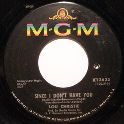 Lou Christie Since I Don't Have You / Wild Life's In Season USED VINYL 7INCH 45 RPM SINGLE
