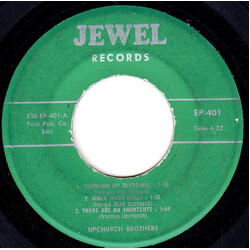 Terry Upchurch / The Upchurch Brothers Counting My Blessings USED VINYL 7INCH 45 RPM EP