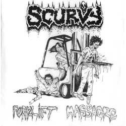 Scurvy / Death Reality Forklift Massacre / Embalmed With Cunt Liquide Vinyl 7" USED