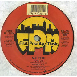 MC Lyte 10% Dis / Kickin' 4 Brooklyn USED VINYL 12INCH 33 S RPM