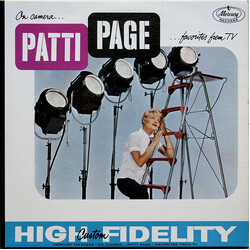 Patti Page On Camera…Patti Page…Favorites From TV Vinyl LP USED