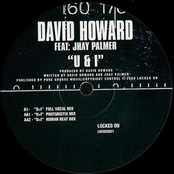 David Howard / Jhay Palmer U & I USED VINYL 12INCH