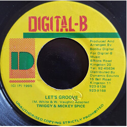 Twiggy / Mikey Spice Let's Groove USED VINYL 7INCH 45 RPM