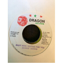 George Harris (4) Right Here Waiting For You USED VINYL 7INCH 45 RPM SINGLE