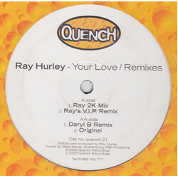 Ray Hurley Your Love (Remixes) USED VINYL 12INCH