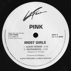 P!NK Most Girls Vinyl 12" USED