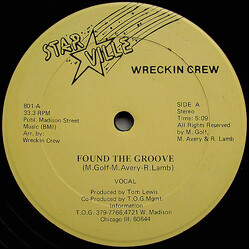 Wreckin' Crew Found The Groove USED VINYL 12INCH 33 S RPM