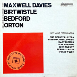 Peter Maxwell Davies / Harrison Birtwistle / David Bedford / Richard Orton (2) New Music From London Vinyl LP USED