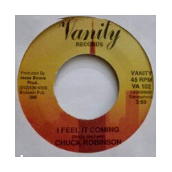 Chuck Roberson / Nathan Bartell I Feel It Coming / Some One Like You USED VINYL 7INCH 45 RPM