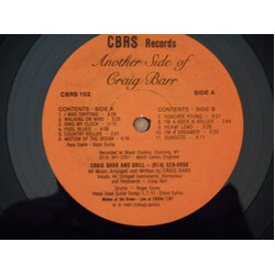 Craig Barr Another Side Of Craig Barr Vinyl LP USED