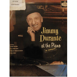 Jimmy Durante In Person - At The Piano Vinyl LP USED