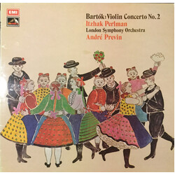 Béla Bartók / Itzhak Perlman / The London Symphony Orchestra / André Previn Violin Concerto No. 2 Vinyl LP USED