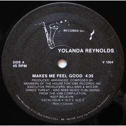 Yolanda Reynolds / Hassan Watkins Makes Me Feel Good / Keep Believin' USED VINYL 12INCH 45 RPM