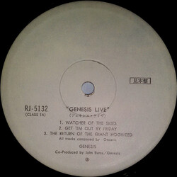 Genesis Live Vinyl LP USED