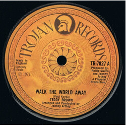 Teddy Brown (3) Walk The World Away USED VINYL 7INCH 45 RPM SINGLE