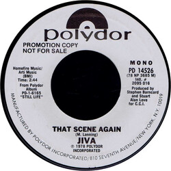 Jiva (5) That Scene Again USED VINYL 7INCH 45 RPM PROMO