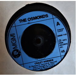 The Osmonds Crazy Horses USED VINYL 7INCH 45 RPM SINGLE