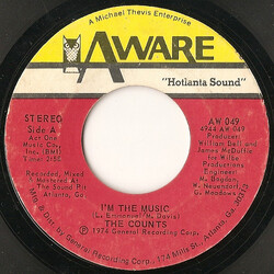 The Counts I'm The Music / At The Fair USED VINYL 7INCH 45 RPM STYRENE STEREO