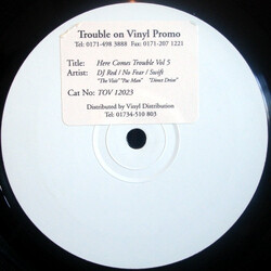 DJ Red / No Fear / Mampi Swift Here Comes Trouble Vol 5 USED VINYL 12INCH PROMO