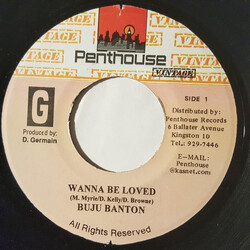 Buju Banton Wanna Be Loved USED VINYL 7INCH 45 RPM REISSUE